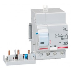 Bloc différentiel adaptateur DX - Lexic à vis - 3P - 400 V~ - 63 A - type Hpi - 30 mA