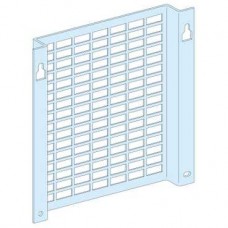 Platine perforée cuvette, 4 modules, pour coffret ou armoire