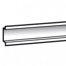 Rail symétrique Lina 25 - pour Atlantic/Inox/Marina larg. 600 - L. 543 mm