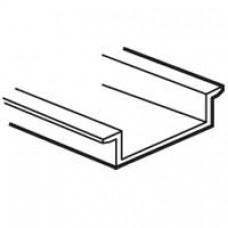 Rail symétrique prof 7,5 mm - boîtier indus Atlantic IP 66 l 150 - L. 130 mm