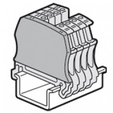 Cloison terminale pr bloc jonc Viking 3 à vis sectionnable cart. fusible 5x20