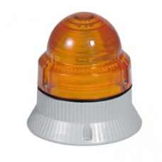 Feu clignotant/fixe 10 candelas - IP 54 - IK 09 - 24 à 230 V~ - orange