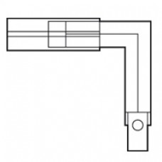 Coude horizontal - Type B - canalisation préfabriquée MR 250 A