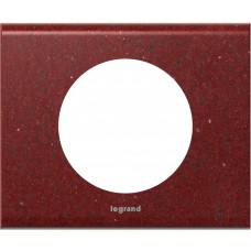 Plaque Céliane - 1 poste - Corian® Pompeii Red