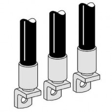 Jeu 3 cosses sertir câble cuivre 150mm² séparateur phases