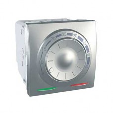 Thermostat pour plancher chauffant 10A 2M Aluminium