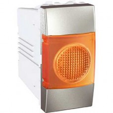 Voyant lumineux orange 1 M Aluminium