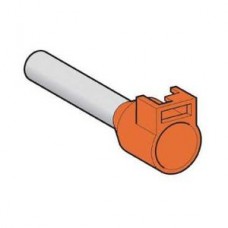 Embout de câblage pour porte-repères format long 4 mm² orange