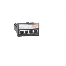 Bloc 4 connecteurs RJ45 - Cat.6 - FTP - pour panneau de brassage à équiper