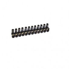 Barrette de connexion Hypo avec capacité assignée 4mm² - noir