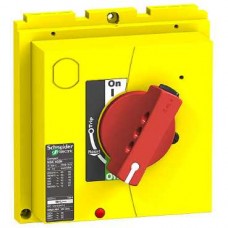 Commande rotative directe rouge-jaune accessoire disjoncteur NSX400/630