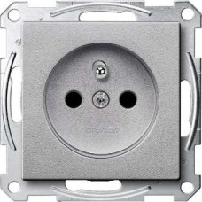 Prise broche t. protec.-Aluminium