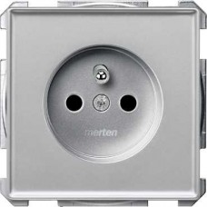 Prise broche t. protec.-Aluminium