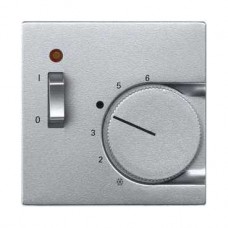 Enjoliveur pour thermostat avec marche arrêt aluminium