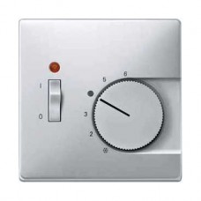 Enjoliveur pour thermostat avec marche / arrêt aluminium