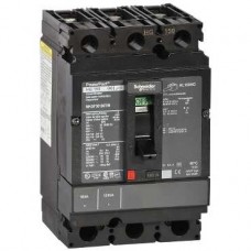 Disjoncteur 150A - sans bornes - PowerPact H - 18kA - TMD - 15A - 3P 3d