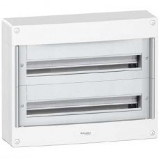 Coffret en saillie-2 x 24 modules-125A-sans porte