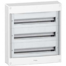 Coffret en saillie-3 x 24 modules-160A-sans porte