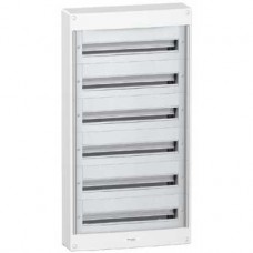 Coffret en saillie-6 x 24 modules-160A-sans porte