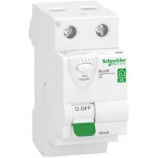 Resi9 XE - interrupteur différentiel - 2P - 25A - 30mA - Type AC - embrochable