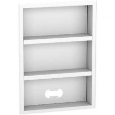 Etagère pratic 2x13 modules - Odace Styl blanc 2P + T et double USB