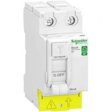 Interrupteur différentiel - 2P - 25A - 30mA - Type AC - peignable - alim bas 