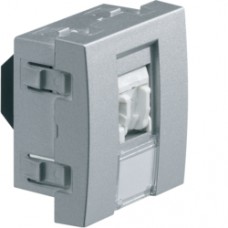 Systo 2M prise RJ45 Cat.6 FTP Titane